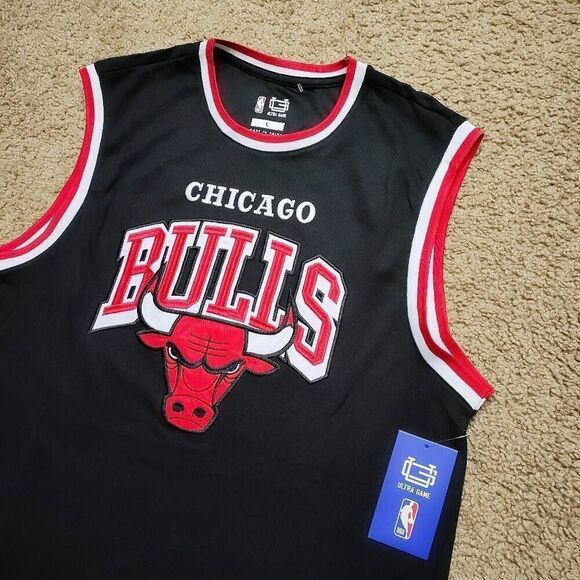 NBA Ultra Game Chicago Bulls Jersey Tank Top -P - Picture 2 of 4